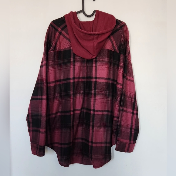 Hoodie Button Up - Picture 2 of 2